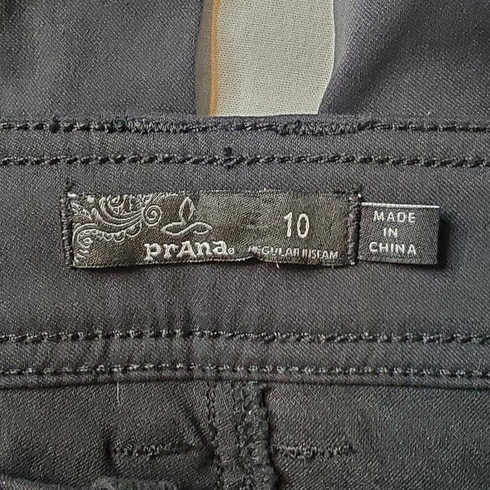 Prana Womens Size 10R Halle Hiking Pant Drawstring Black W4HARG113 - Picture 6 of 7